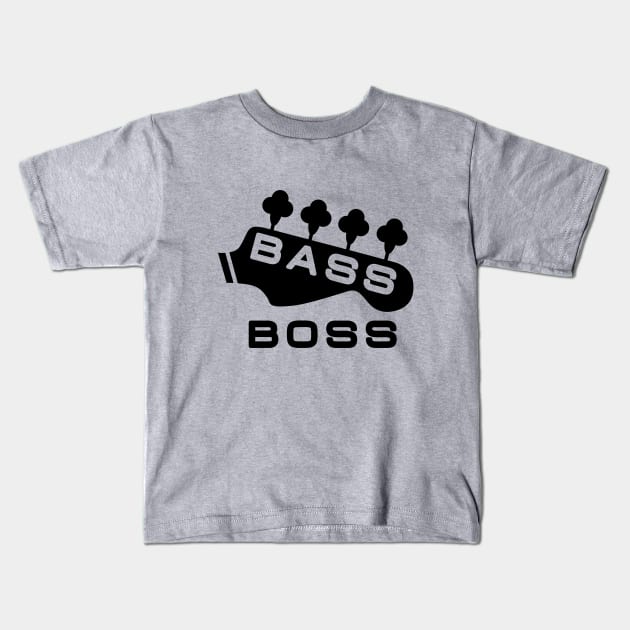 Bass Boss Kids T-Shirt by TMBTM